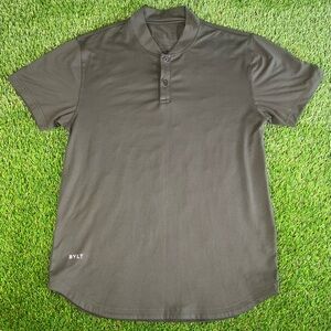 BYLT Basics Dark Gray Polo Shirt